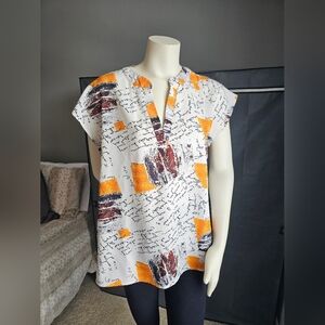 Abstract Print Women's Top